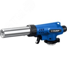 Горелка газовая ГП-500 с пьезоподжигом, на баллон с цанговым соединением, увеличенный выход пламени, 1300град.С, Профессионал