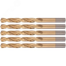 Сверла HSS по металлу, титановое покрытие 9.0 мм (5 шт)