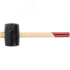 Киянка резиновая, деревянная ручка 65 мм (600 гр)