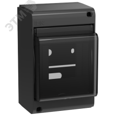 UNION Mini Корпус пластик. КМПн-4 IP30 черный IEK