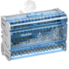 TEKFOR Шины на DIN-рейку (кросс-модуль) ШНК 4х15 3L+PEN IEK