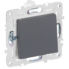 SKANDY Выключатель 1-клавишный перекрестный 10А SK-V03T титан IEK