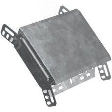 Поворот на 45 градусов вертикальный внешний 100х100 горячеоцинкованный