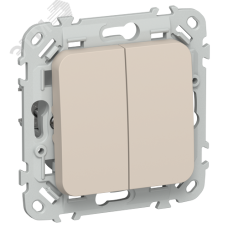 FLITE Выключатель жалюзи 10А ВЖ52-2-0-ФлЛ льняной IEK