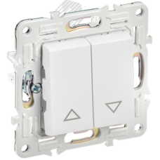 SKANDY Выключатель жалюзи 10А SK-V12W арктический белый IEK
