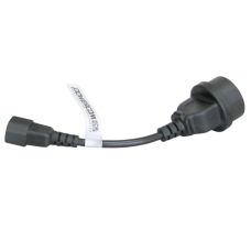 Кабель/ Powercom SCUT IEC-320 C14 to Socket Type-F 250V 10A