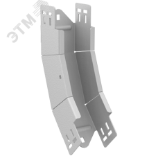 ESCA 7 Поворот верт. внутр. 45град 80х80-2,0 RAL 9016 IEK