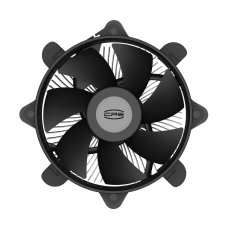 Кулер для ПК/ CPU Cooler PCCooler R120 (95W, 4-pin PWM, 60mm, Al, -mm, 1x95mm, 36.4CFM, 27.8dBA, 2700RPM, S: 1851/1700/1200/115X, black)