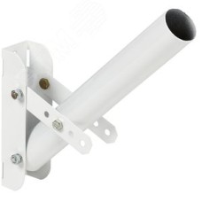 Кронштейн КР-2М D 48мм L 350мм под монтажную ленту регулируемый угол белый