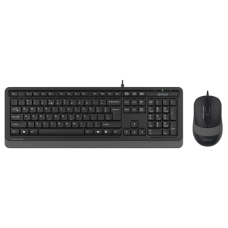 Клавиатура + мышь A4Tech Fstyler F1010 клав:черный/серый мышь:черный/серый USB Multimedia (F1010 GRE F1010 GREY