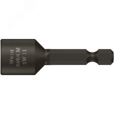 Головка торцевая 869/4 M с магнитом хвостовик 1/4 E 6.3 11X50 мм