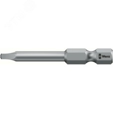 Бита 868/4 Z Robertson под внутренний квадрат вязкая твердость хвостовик 1/4 E 6.3 # 00X50 мм
