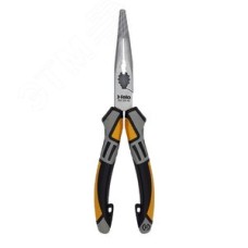 Длинногубцы угловые с резцом 205 мм