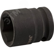 Торцовая головка ''INDUSTRIE QUALITAT'' ударная (1/2''), FLANK, Cr-Mo, фосфатированная, 22 мм