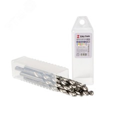 Сверло по металлу, индустриальное, DIN 338, HSS-G, Тип N, 5xD, 5,00 мм, (1 комплект-10 шт)