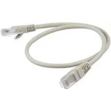 Патч-корд/ Патч-корд GoPower RJ-45 (m)-RJ-45 (m) 3.0м кат.5е ПВХ 26AWG серый в пакете (1/100)