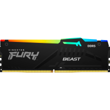 Память оперативная/ Kingston 8GB 5600MT/s DDR5 CL40 DIMM FURY Beast RGB XMP