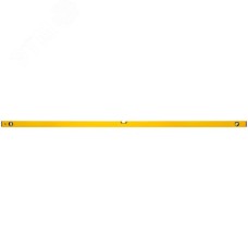 Уровень ''Стайл'', 3 глазка, желтый усиленный корпус, фрезерованная рабочая грань, шкала, Профи 2000 мм