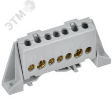 TEKFOR Шина L фаза в комбинированном DIN-изоляторе Стойка 8х12-7-Ср IEK