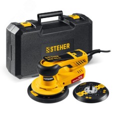 Машина бесщеточная орбитально-шлифовальная BOS-25 Duo, d125 / d150 мм, 2.5 мм, 350 Вт, кейс
