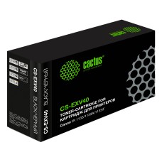 -/ Картридж лазерный Cactus CS-EXV40 C-EXV40 черный (6000стр.) для Canon IR 1133/1133A/1133iF