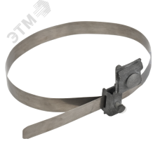 Держатель проводника круглого 6-10мм водосточная труба 0-160мм оцинкованная сталь TD IEK