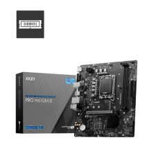 Материнская плата/ MB MSI INTEL H610 s1700, 2xDDR5(96GB), D-SUB/HDMI 1.4, 1xPCIe 4.0x16, 1xPCIe 3.0, 1xLAN, 4xSATA 6Gb/s, 1xM.2, 2xUSB 3.2, 4xUSB 2.0, 1xPS/2, mATX