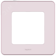 Рамка 1-местная розовый INSPIRIA