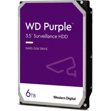 Жесткий диск/ HDD WD SATA3 6TB Purple Surveillancer 5400 RPM 256Mb 1 year warranty