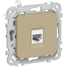 FLITE Розетка компьютерная RJ45 категория 6 UTP РК6-1-0-ФлХ хаки IEK