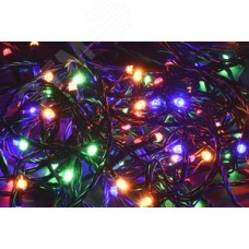 Гирлянда нить 5 м 50 светодиодов RGB IP20 зеленый шнур 1,5 м 230 В контроллер 8 сцен LIGHTING