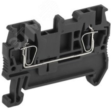 Клемма пружинная КПИ 2в-1,5 17,5А черный