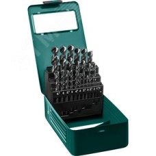 Набор сверл по металлу HSS-G, HSS-G 25шт(1-13мм), сталь М2(S6-5-2)