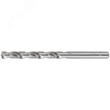 Сверло по металлу HSS шлифованное в блистере, угол заточки 135град, 8,0X117 мм