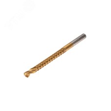 Сверло-фреза по металлу 6 мм, HSS, титан, цилиндрический хвостовик