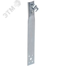 Держатель проводника круглого 6-10 мм винтовой прямой h 80 мм оцинкованная сталь HDZ