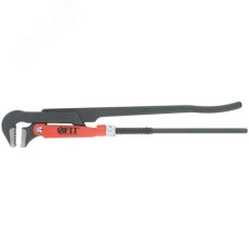 Ключ трубный газовый 90 гр (тип L), инстр.сталь 1.5'' (400 мм)