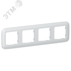 FLITE ARTISTIC Рамка 4-местная РУ-4-А-ФлЖ жемчуг IEK