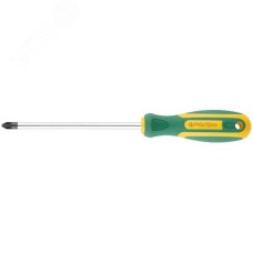 Отвертка ''Контур'', CrV сталь, прорезиненная ручка 8х150 мм РН3