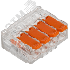 Строительно-монтажная клемма СМК 221-614 (4шт/упак) IEK