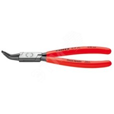 Щипцы для внутренних стопорных колец губки 45° посадочный размер 40 - 100 мм диаметр наконечников 23 мм L-225 мм Cr-V чёрные обливные рукоятки