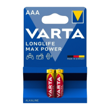 Батарейка AAA/ Батарейка Varta LONGLIFE MAX POWER (MAX TECH) LR03 AAA BL2 Alkaline 1.5V (4703) (2/20/100) (2 шт.)