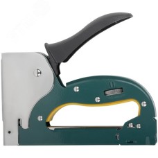 Степлер для узких скоб ""тип 53"", 4-14 мм, регулировка силы удара, рессорный механизм, металлический корпус