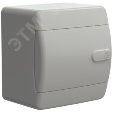 Корпус пластиковый навесной на 4 модуля ЩРН-П-4 IP41 UNION Compact белая дверь