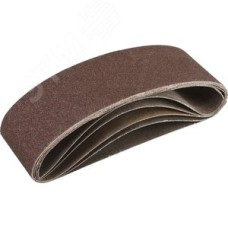 Лента шлифовальная 75х533 мм, P60, СТАНДАРТ, для ЛШМ, 5 шт.