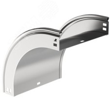 Поворот плавный 90 градусов тип В20 ESCA 100х200 мм