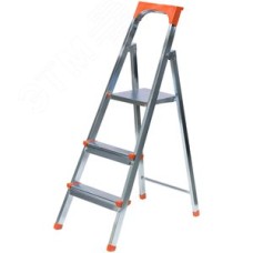 Лестница-стремянка стальная, 3 ступени, вес 4.6 кг