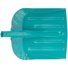 Лопата для уборки снега тротуарная стальная без черенка 330х365 мм