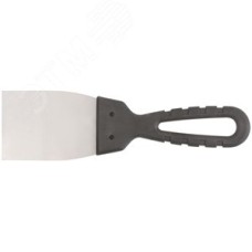 Шпатель, лезвие нержавеющая сталь, пластиковая ручка 60 мм