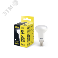 Лампа светодиодная R50 рефлектор 5Вт 230В 4000К E14